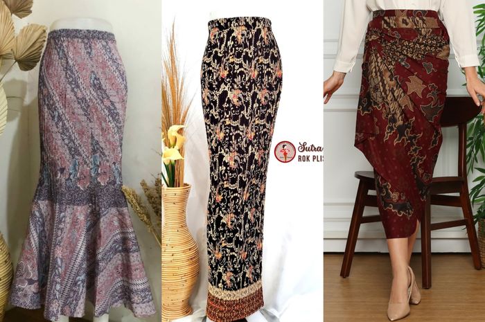 Modis dengan Rok Batik Kebaya