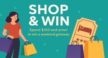 Shop and Win: Spend $100 and Enter to Win a Weekend Getaway, Only at The Berkshire Mall