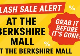 Flash Sale Event at The Berkshire Mall Grab It Before It’s Gone!