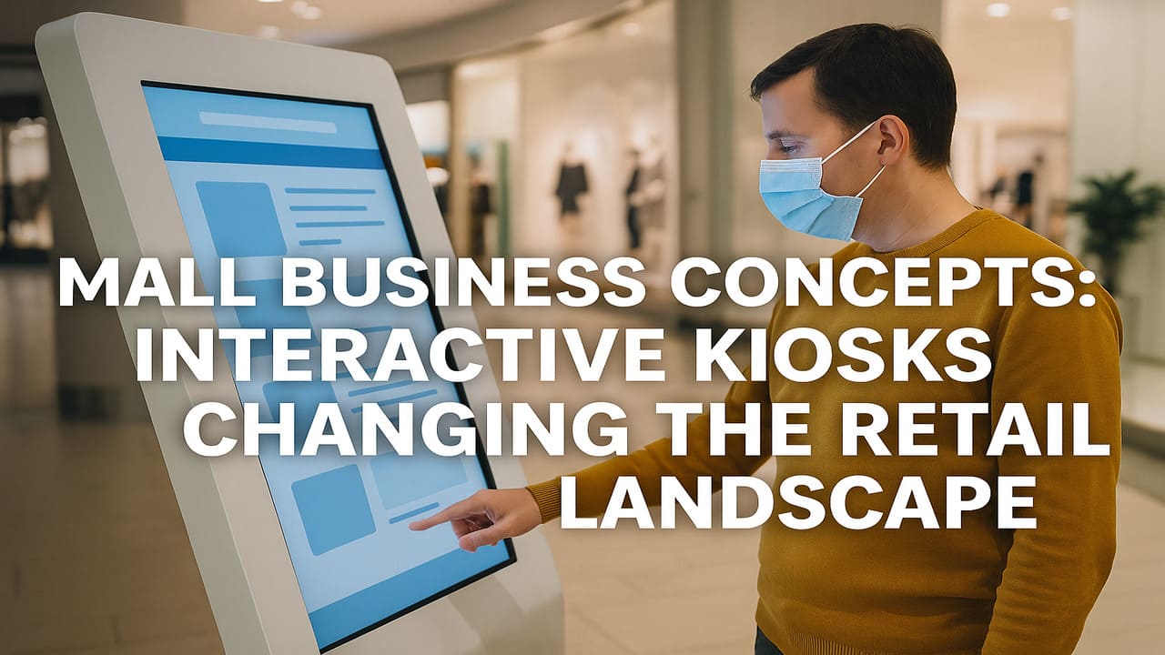 Mall Business Concepts Interactive Kiosks Changing the Retail Landscape