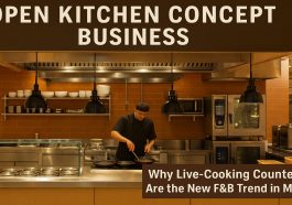 Open Kitchen Concept Business Why Live-Cooking Counters Are the New F&B Trend in Malls