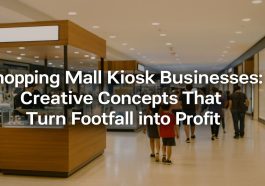Shopping Mall Kiosk Businesses Creative Concepts That Turn Footfall into Profit