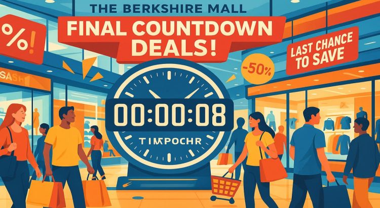 Final Countdown Deals at The Berkshire Mall End This Month with Big Rewards
