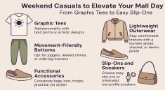 Weekend Casuals to Elevate Your Mall Day From Graphic Tees to Easy Slip-Ons
