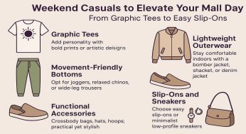 Weekend Casuals to Elevate Your Mall Day: From Graphic Tees to Easy Slip-Ons