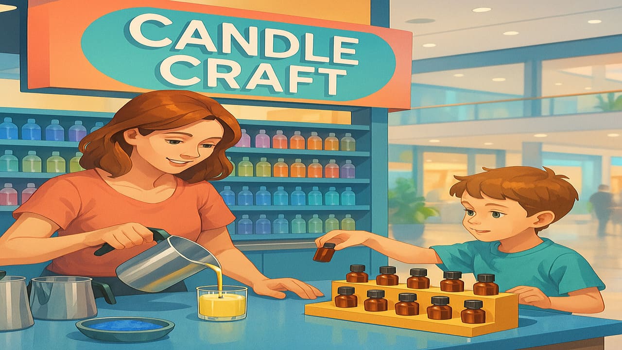 Candle Craft Kiosks Pour, Scent, and Personalize Your Own Aroma