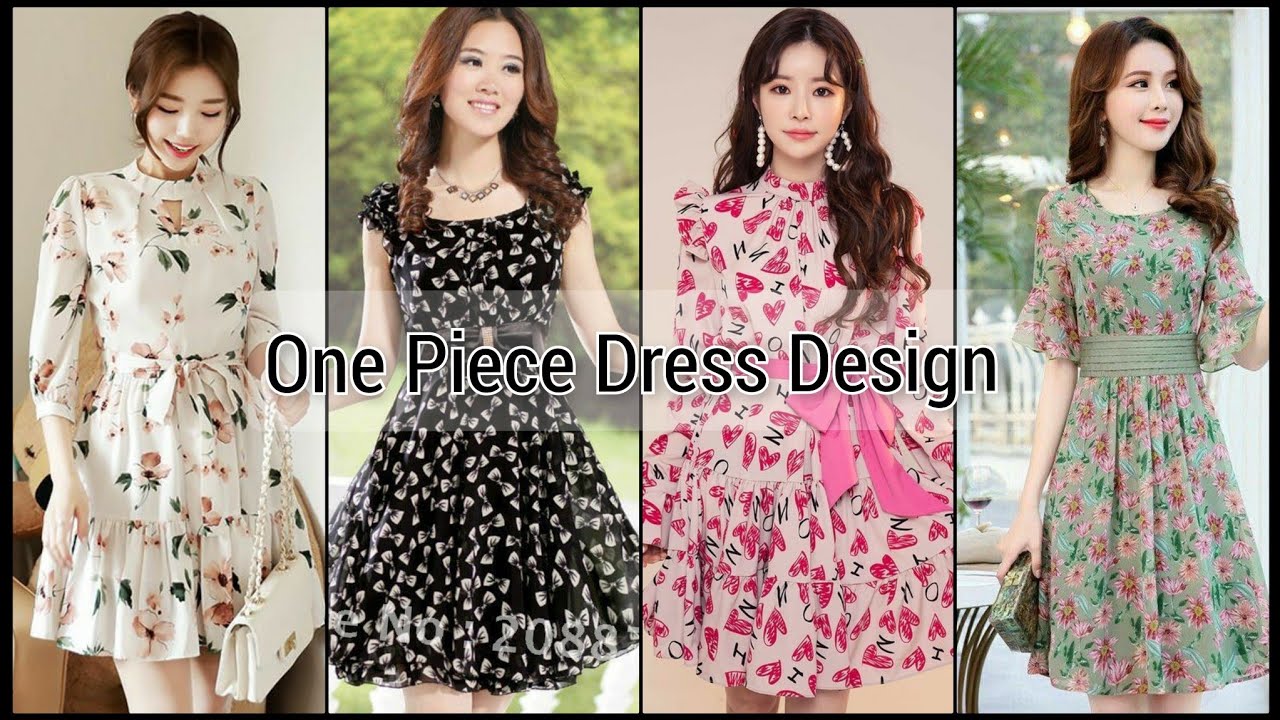 Korean-Inspired Printing Dresses A Blend of Elegance and Modern Style