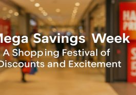 Mega Savings Week A Shopping Festival of Discounts and Excitement