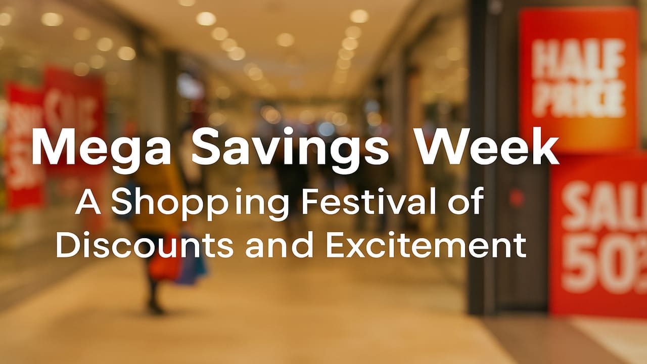 Mega Savings Week A Shopping Festival of Discounts and Excitement