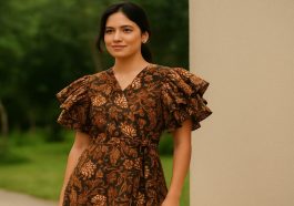 The Charm of Ruffled Batik Sleeves A Feminine Touch for Modern Style