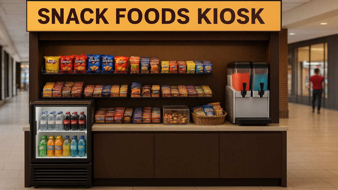 Snack Foods Kiosk Ideas Affordable Treats for People on the Go