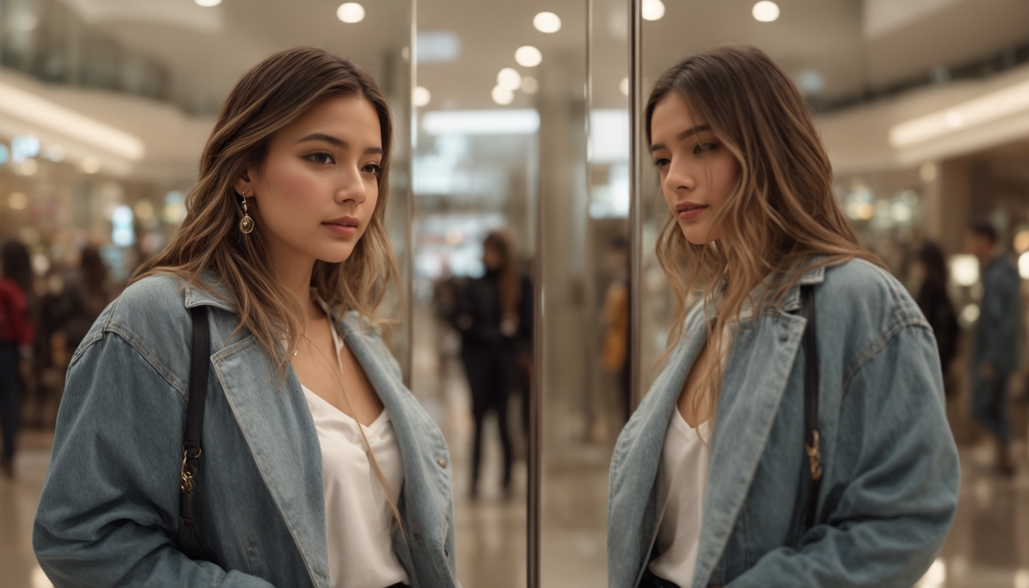 Ide OOTD ke Mall untuk Mirror Selfie yang Estetik dan Kekinian